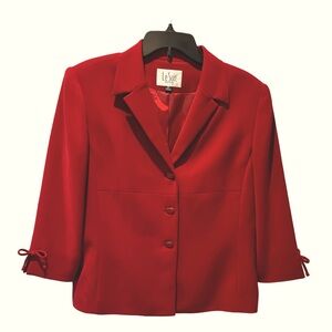 LE SUIT red jacket/blazer.